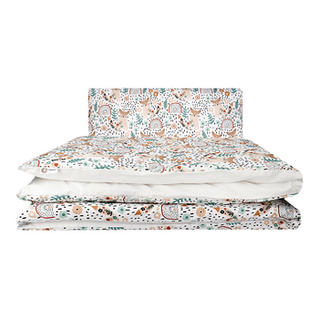 Pościel "Liski w kwiatki"