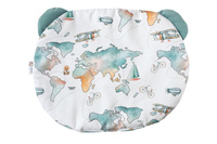 Poduszka Uszatka "Zielone mapy"